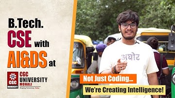 B.Tech CSE in AI & Data Science | Future-Ready Program at CGC University Mohali