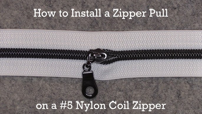 Installing Zipper Pulls with a Zipper Jig 