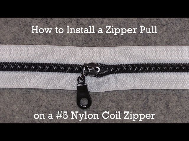#5 Fancy Zipper Pull for Nylon Zipper Tape - Set of 5