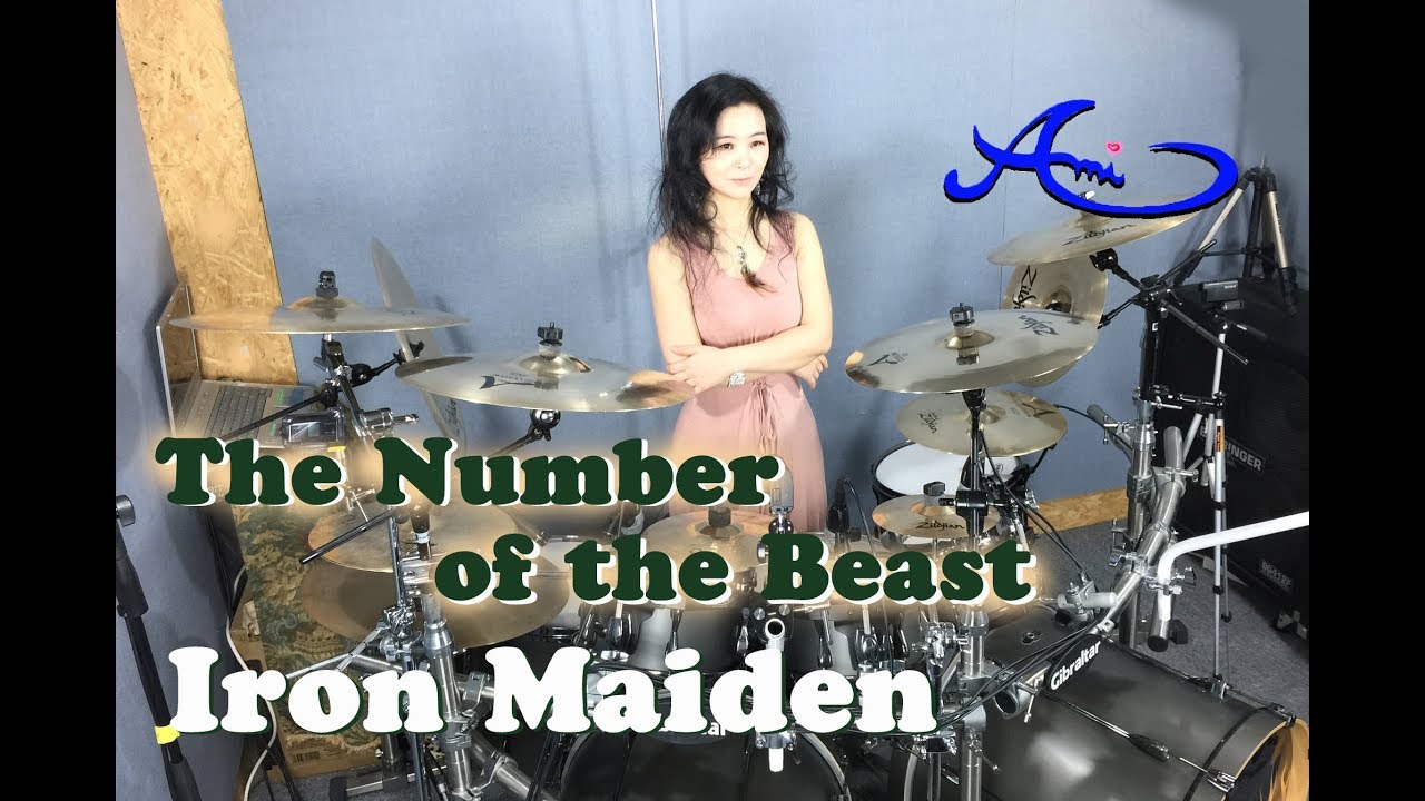 Iron Maiden - The number of the beast drum cover by Ami Kim (#32)