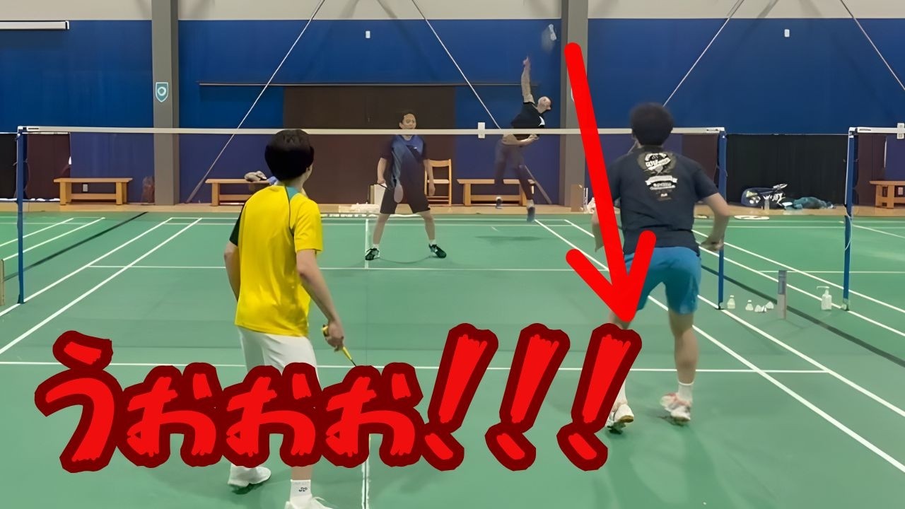 【守備から一気に反撃】我慢のラリーで逆転勝利！終盤の切り返しが鍵！ #バドミントン #badminton #36歳