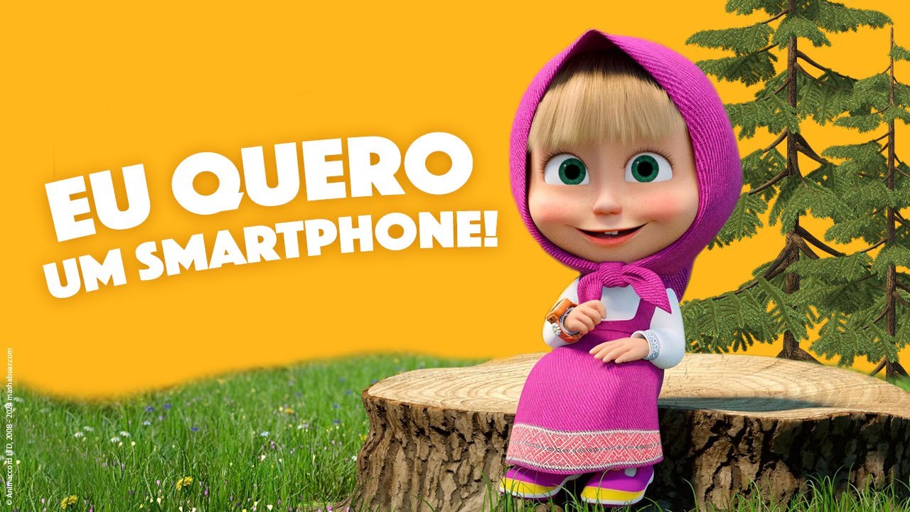 Eu quero um smartphone ⌚👧 Masha e o Urso - YouTube