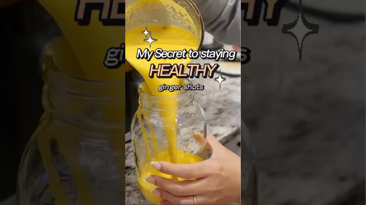 Making Ginger Shots! 