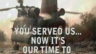 veterans flag ceremony and welcome home public service announcement