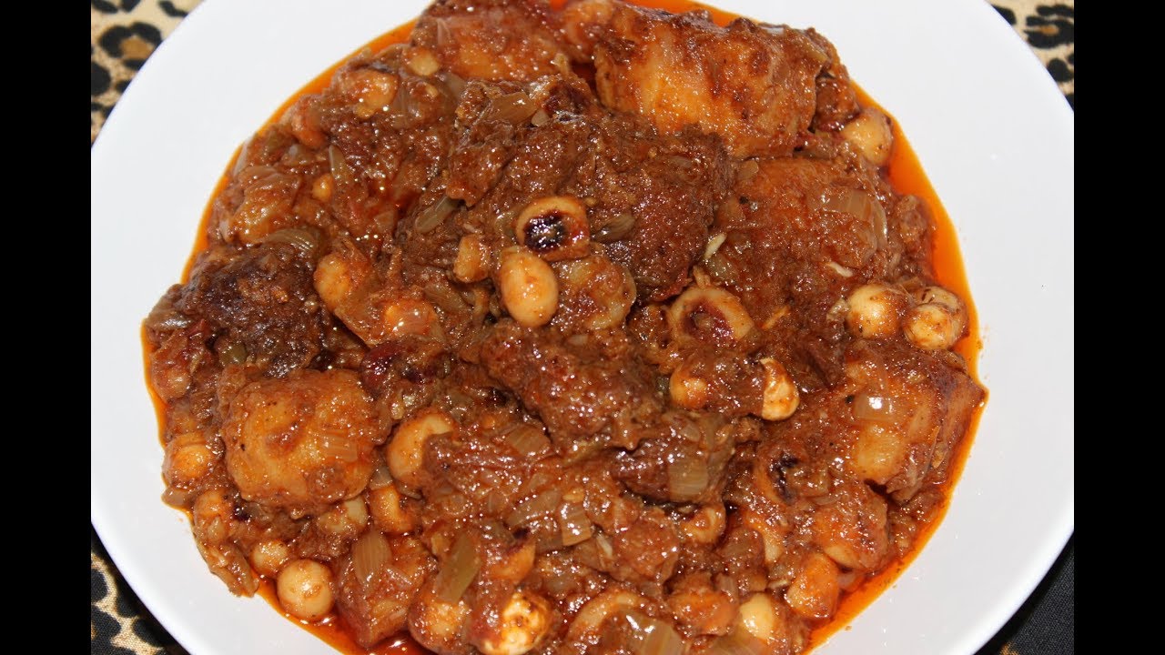  Sauce tomate haricot viande Ndambé YouTube