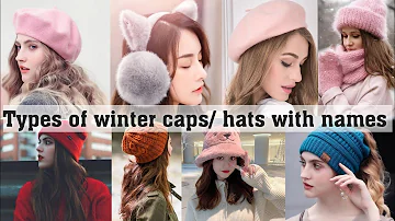 Types of winter caps / hats with names||THE TRENDY GIRL