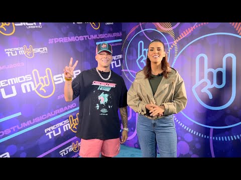 Nio García llega los ensayos de los Premios Tú Música Urbano 2023 #PTMU2023