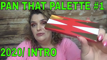 PAN THAT PALETTE #1 | INTRO| 2020 (rolling project pan) #pantahtpalette, #panthoseyeshadows