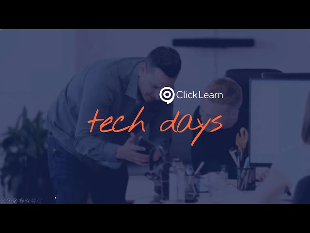 Tech Days - Your first learning portal with ClickLearn