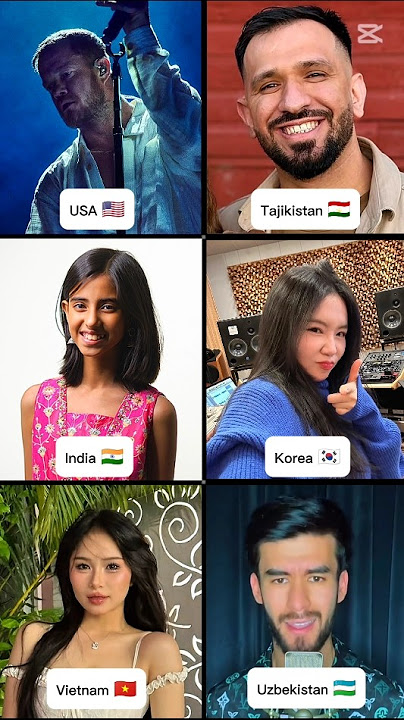 Believer 1. Imagine Dragons 🇺🇲2. Daniel Rustamov 🇹🇯3. Anukriti 🇮🇳4. J.Fla 🇰🇷5. May Bae 6. Iskandar