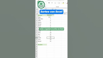 Organiza un Sorteo Fácilmente en Excel 🎲📊