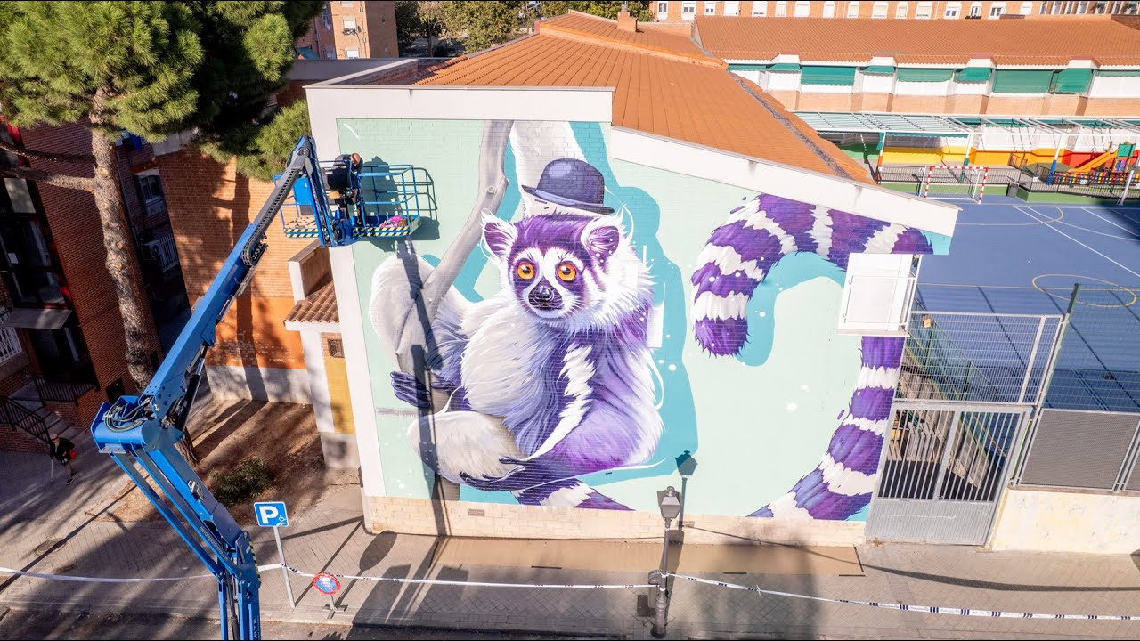 Kalouf’s Final Wall in Madrid — Ring-Tailed Lemur