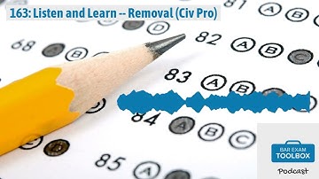 163: Listen and Learn -- Removal (Civ Pro) | The Bar Exam Toolbox Podcast: Pass the Bar Exam...