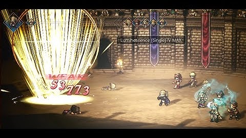 Octopath COTC Tikilen fight in 6min (10 turns)! Let