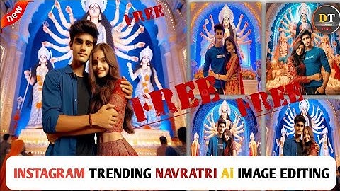 Navratri Ai Photo Editing | Durga Puja Ai Photo Editing | Navratri Couple Ai Photo Editing 2024