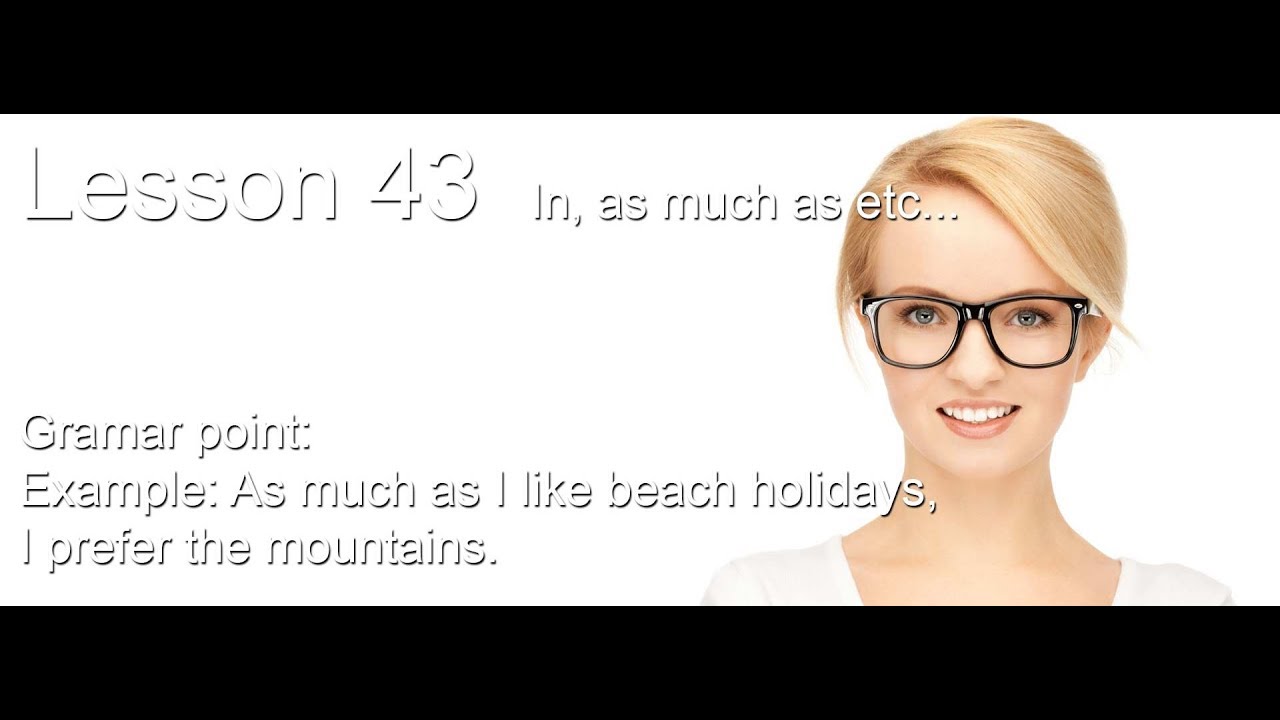 Grammar Lesson 43 - YouTube