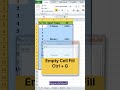 💥Interview question Empty Cell Fill करो🎉 using simple trick in Excel🎉