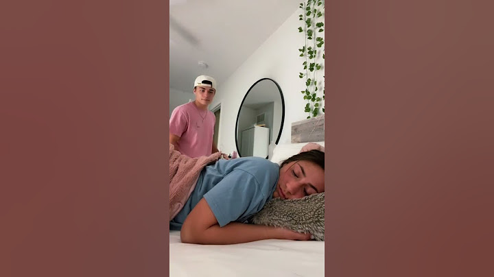Pretending to be asleep when my boyfriend comes in to see his reaction...😐 #Shorts