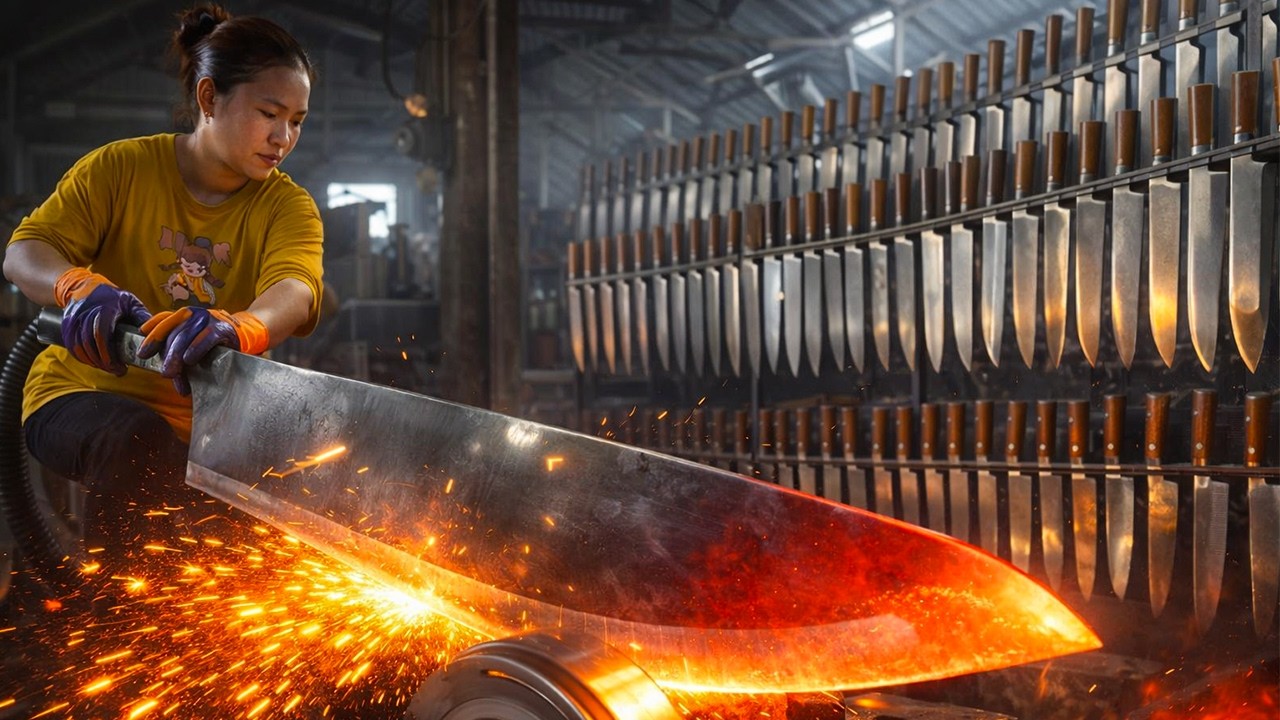 I Thought Making a Knife Was Easy… Then the Sparks Started Flying