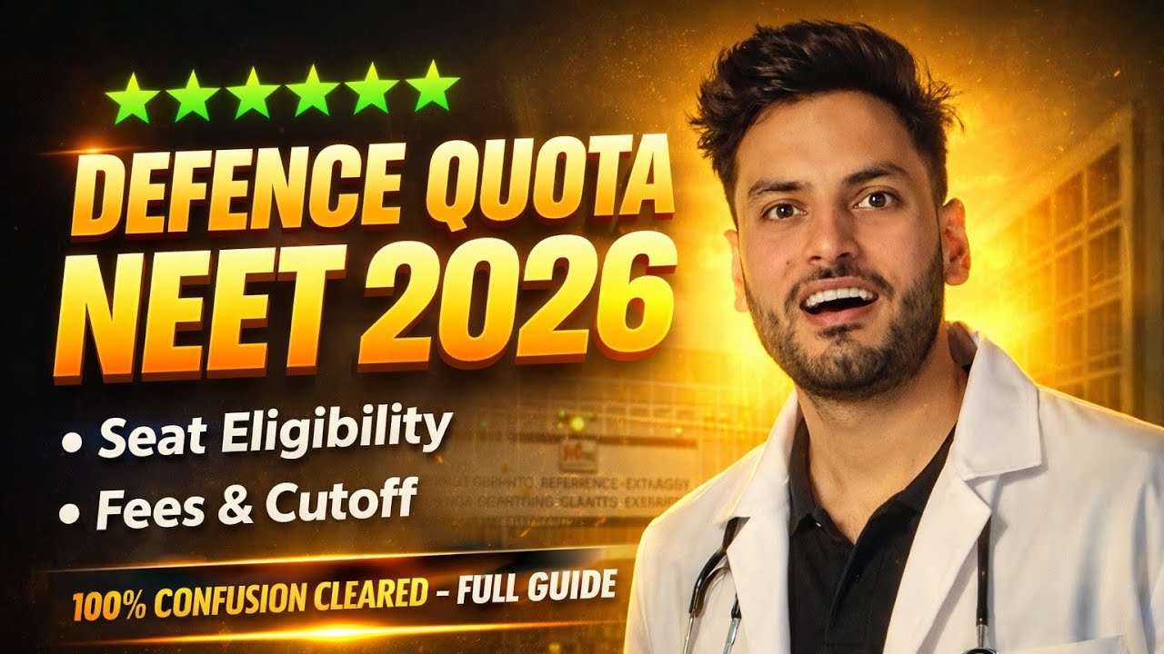 All about Defence Quota in NEET 2026| Total seats, Eligibility Criteria, fees| Defence Quota| #neet 