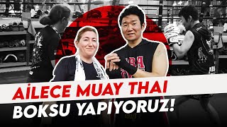 Malezya'da ailecek Muay Thai boksu yapıyoruz! Sonra lokal yemeye gittik!