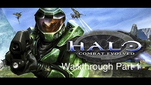 Halo:CE Walkthrough Mission 1 Part 1 Classic Graphics (no commentary)