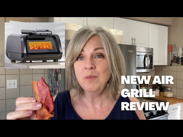 Zstar Indoor Grill Air Fryer Combo with See-Through Window