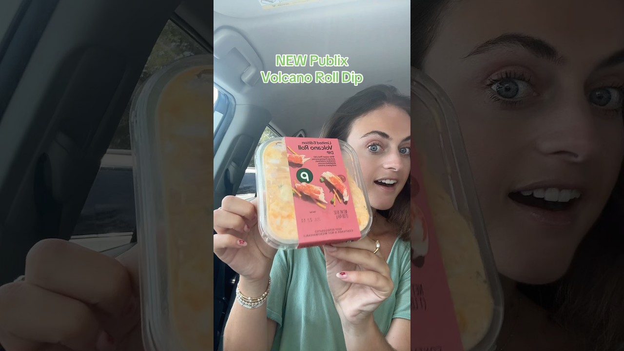 NEW Publix Volcano Roll Dip 🌋🦀🥕🧅