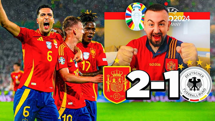 PAPI GAVI REACCIONA AL ESPAÑA 2 - 1 ALEMANIA
