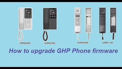 How to Upgrade Grandstream Hotel Phone Firmware | Grandstream GHP620 Setup Guide