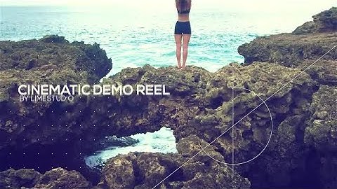 Cinematic Demo Reel After Effects Templates
