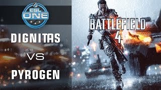 Team PyRoGEN vs. Team Dignitas - Group B - ESL One Finals Spring 2014 - Battlefield 4