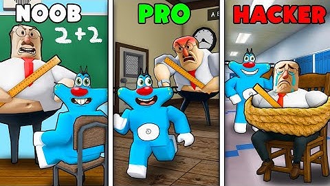NOOB vs PRO vs HACKER In Roblox Great School Breakout With Oggy