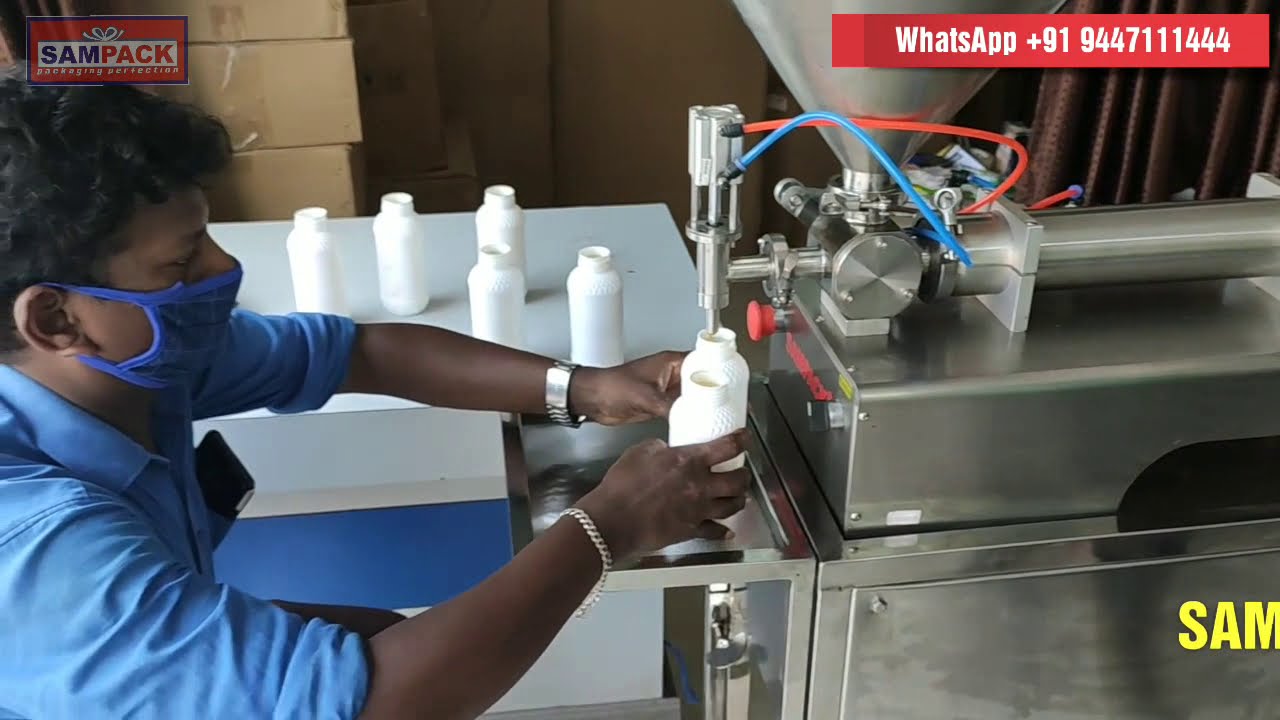 Oil filling machine Bottle filling machine Liquid filling machine YouTube