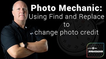 Photo Mechanic: Using Find and Replace to change ITPC data