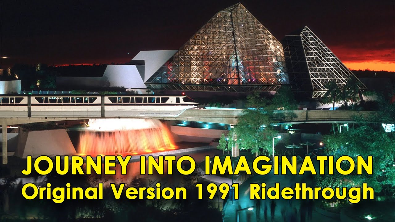Journey Into Imagination Full Original Ride with Figment from 1991