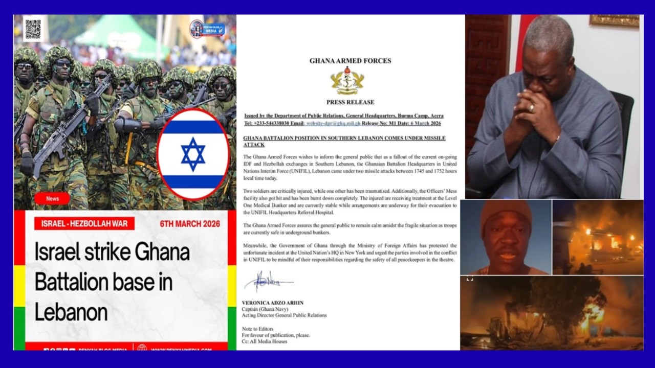 BREAKING NEWS!! ISRAEL STRIKES GHANA SOLDIERS IN LEBANON,MANY INJURED,OFFICES BURNT DOWN