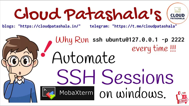 Automating SSH Session in MobaXTerm | Editing remote file editing on Ubuntu Server. | #cp_devops 05