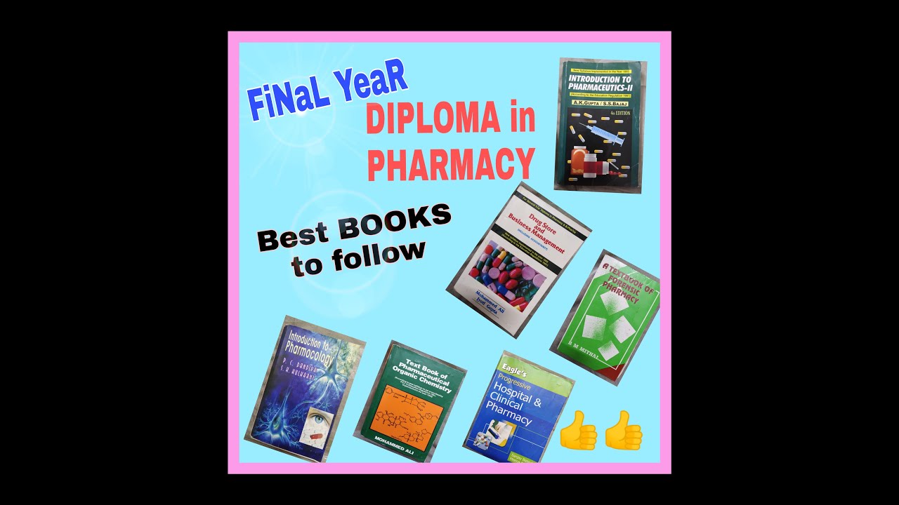Best Books for D.Pharma 2nd Year | Diploma in Pharmacy Final Year Books ...