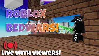 🔴ROBLOX BEDWARS LIVE UPDATE (customs)!!!🔴