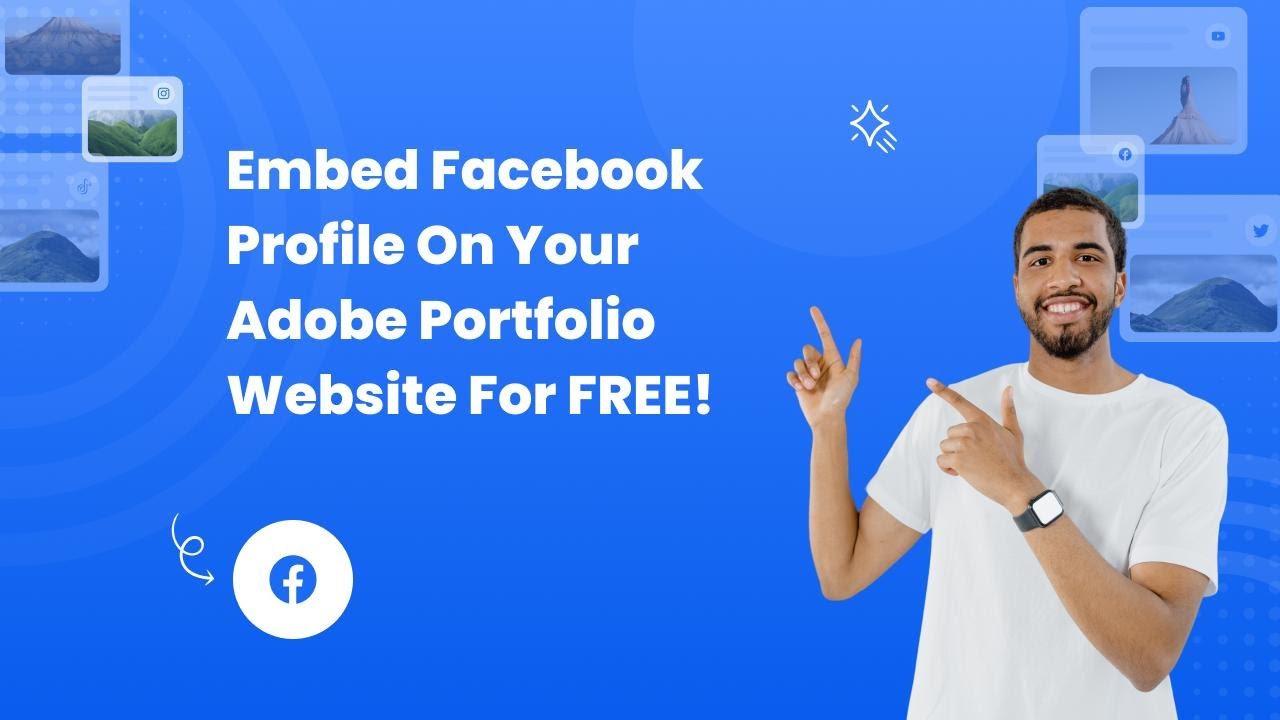 How to embed Facebook Profile on Adobe Portfolio for FREE? - YouTube