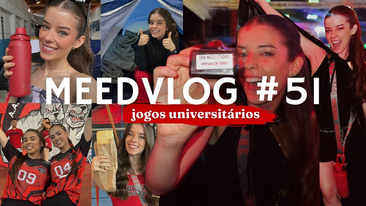 MEU ÚLTIMO JOGOS UNIVERSITÁRIOS ❤️🖤 AGORA COMO SEXTO ANISTA | MEEDVLOG #51 - ROTINA DE INTERNA
