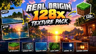 Real Origin 128x — Most REALISTIC Texture Pack for Minecraft ! 😱🔥