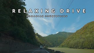 4K Relaxing drive through the Romanian countryside summer 2024. Perfect for falling asleep