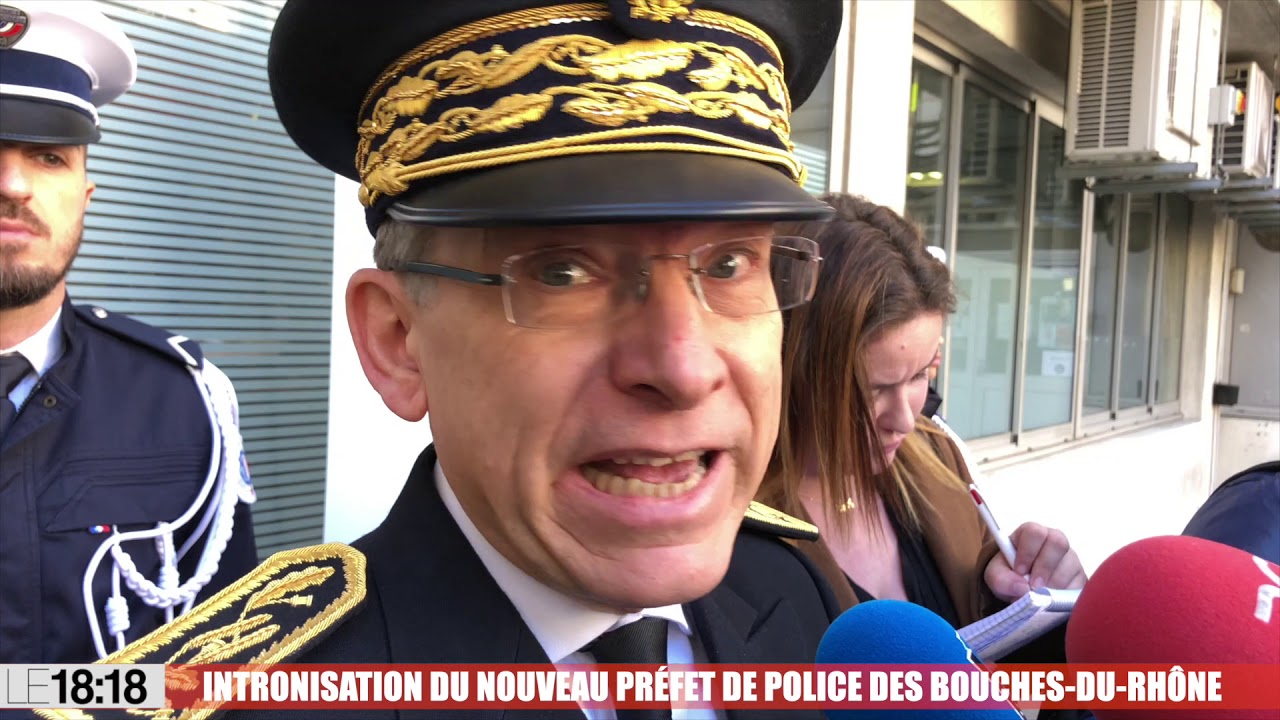 Emmanuel Barbe Intronise Prefet De Police Des Bouches Du Rhone Youtube