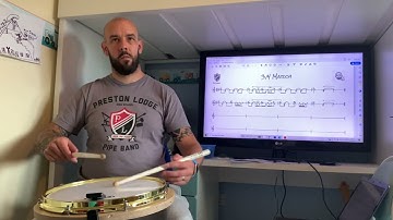 SCQF Level 4 Snare Drumming - 3/4 March