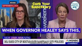 Celebrity Governor Maura Healey Goes on MSNBC to Claim Sanctuary Cities is a Made Up Term, But in 2017... Wealth