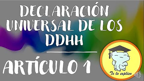 ¿Qué nos dice el artículo 1 de la Carta sobre nuestros derechos?