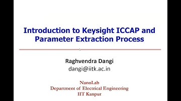 Day 8_Video-2 Parameter Extraction using ICCAP tool