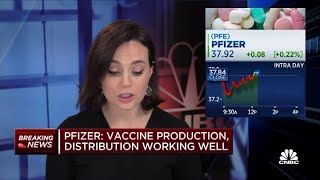 Pfizer says it's not having problems with Covid-19 vaccine distribution